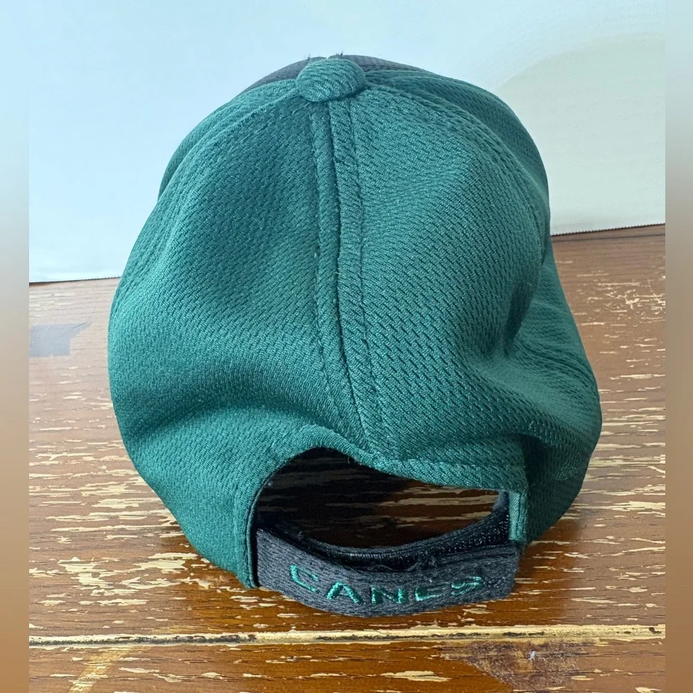 University of Miami Hurricanes Youth Captivating Headwear Green/Black Ball Cap